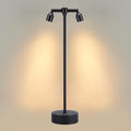 IMAGE Rechargeable Cordless Spotlight, Table Spotlight Accent Lighting for Plants Pictures Artwork Jewelry Showcase Model Display Shelves Cabinet Table Lamp for Home Restaurant Dinner Bar Warm White