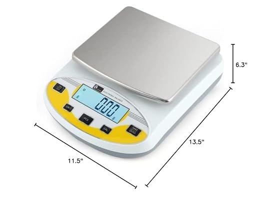 CGOLDENWALL High Precision Lab Scale Laboratory Analytical Electronic Balance Digital Precision Scale Pharmacy Jewelry Scale 110V Calibrated(500g, 0.01g)