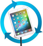 Gooseneck Floor Stand - CTA Compact Security Gooseneck Floor Stand for Tablets with Lock and Key Security System for iPad 7th/ 8th/ 9th Gen 10.2", iPad Pro 12.9", and Surface Pro 4 (PAD-SCGS)
