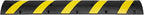 VEVOR 2PCs 6 ft/72'' Rubber Speed Hump, 2 Channel, 22000 lbs Capacity Heavy Duty Traffic Speed Bump, with High Reflective Yellow Strip 8 Expansion Screws and 1 Drill, for Asphalt Concrete Gravel Roads