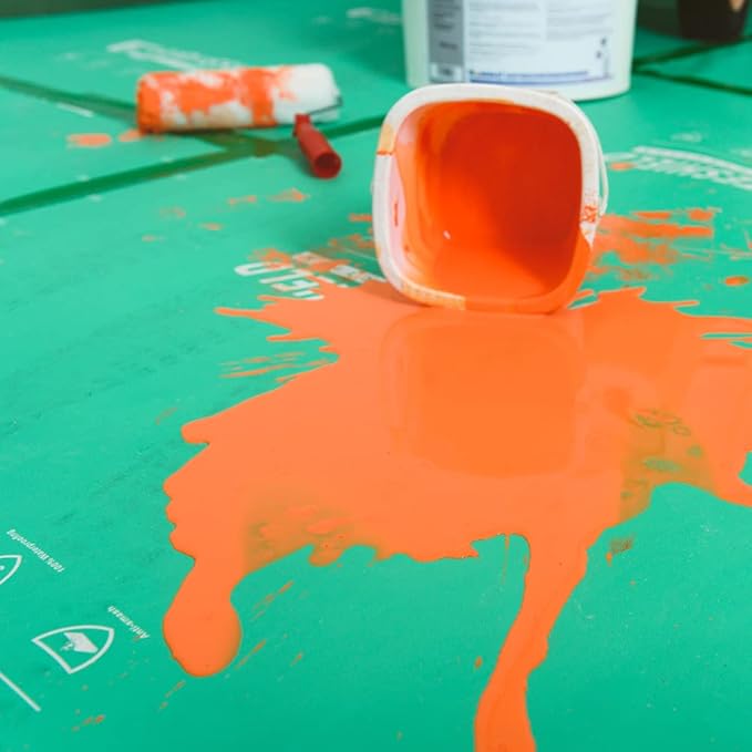 39" x 100' Heavy-Duty Temporary Floor Protection for Construction & Renovation, Green, Surface Protection Film for Hardwood Floors, Tile&Hard Paint Protection. (S-180G 39" x 100')