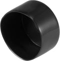 uxcell 4pcs Rubber End Caps 52mm ID Vinyl Round End Cap Cover Screw Thread Protectors Black, 40mm Height