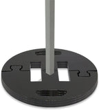 Vispronet Commercial-Grade Canopy Weight Plates 22lb - Set of 2 Steel Base Plates for Pop Up Canopy Tents
