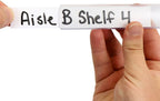 SmartSign Shelf Clip Label Holder | 0.875" x 6" Clear Plastic, for .75" Thick Shelves, 10 Holders/Pack
