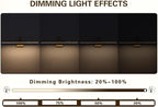 LED Brass Hard-Wired Connection Gallery Picture Light for Paintings Gold Lighting Fixtures Dimmable Modern LED Picture Lights Artwork Display Lighting 23.6 Inch 14W 3000K Warm White