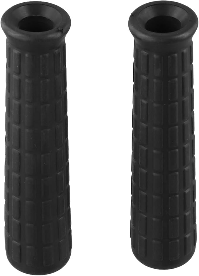 Rubber Wheelbarrow Handle Grips Round Tube Replacement Covers Anti Slip Garden Cart Handles With Ergonomic Design For Hand Truck Dolly Garden Tools Black 2 Pack(114 x 14mm)