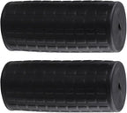 Rubber Wheelbarrow Handle Grips Round Tube Replacement Covers Anti Slip Garden Cart Handles with Ergonomic Design for Hand Truck Dolly Garden Tools Black 2 Pack(122 x 40mm)