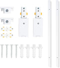 VANoopee H Track Lighting Rails Kit, 6.6FT H Type Track Rails White with End Caps and Live End Feed Connector, Compatible with Single Circuit 120V H Style Track System, for H LED Track Lighting Heads