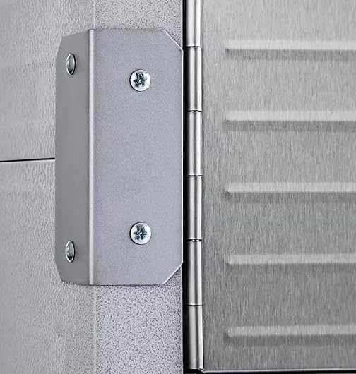 Heavy Duty Storage Solid Stainless Steel Cabinet with Lockable, Adjustable Shelf, Metal Garage Organizer (Granite, 36" W x 24" D x 72" H)