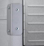 Heavy Duty Storage Solid Stainless Steel Cabinet with Lockable, Adjustable Shelf, Metal Garage Organizer (Granite, 36" W x 24" D x 72" H)
