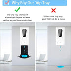 10 Pcs Drip Tray for Wall Mounted Soap Dispenser, Prevent Dripping and Spraying, Dispenser Stand, Black