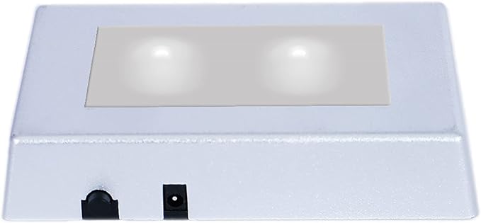 EUSTUMA LED Light Base Rectangle Display Stand In A Variety of Colors,Lighted Up Stand Color Changing Small LED for 3D Glass Crystal Art,Holiday Party Decoration.