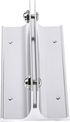 10 Pack 6" Length Aluminum Corridor Sign Holder, 1/8" Substrate, Corridor Mount, Minimalist Design for Versatile Signage