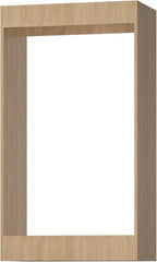 Double Hanging Closet Unit, Modular Closet System, Wood Closet System Organizer with Storage for Walk in Closets, Clothing Rack Wardrobe Closet for Hanging Clothes, Bedroom, Wood, 25.5" W