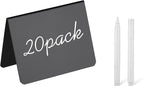20 Pack 4"x3"Mini Chalkboard Signs for Chalk Sign for Food - Party - Buffet - Table Sign Chalkboard - Wedding - Bakery - Small Chalkboard Sign - Mini Chalkboard Signs for Food