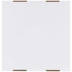 BOX USA 40 or 50 Gallon Corrugated Cardboard Trash Can and Recycling Bin Lids (10-Pack) 18"L x 18"W x 3"H, White, Reusable and Disposable Garbage Lid for Parties and Outdoor Events