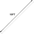 Eurmax USA Universal 10ft Rail Bars for Pop-Up Canopy Tents,Set of 2 Tent Half Wall Hardware with Frame Connectors,Durable Canopy Accessories, Rail Bars Only