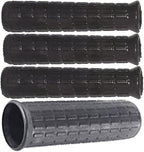Rubber Wheelbarrow Handle Grips Round Tube Replacement Covers Anti Slip Garden Cart Handles With Ergonomic Design For Hand Truck Dolly Garden Tools Black 2 Pack(122 x 42mm)