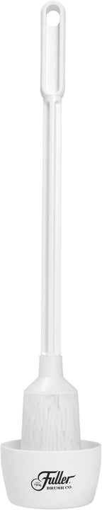 Fuller Brush Toilet Bowl Swab with Handy Holder Caddy – Toilet Swab with Soft Non-Scratch Head, Long Handle, Deep Cleaning Under Rim