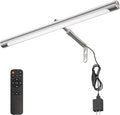 Picture Lights for Paintings Plug in, 16" Adjustable LED Picture Light Art Light with Timer, Remote Control Gallery Painting Wall Light for Picture Display Frame Dartboard Art Work (Nickel)