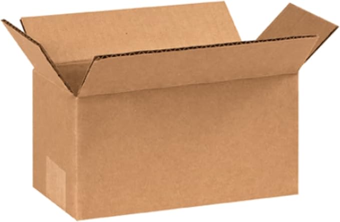 Secure Seal - 8x4x4 Pack of 200 Corrugated Cardboard Packing Shipping Mailing Moving Carton Boxes