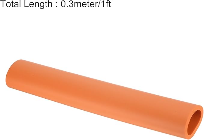 uxcell Foam Tubing for Handle Grip Support,36mm ID 48mm(1 7/8") OD 0.3 Meter/1ft Length Orange