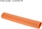 uxcell Foam Tubing for Handle Grip Support,36mm ID 48mm(1 7/8") OD 0.3 Meter/1ft Length Orange