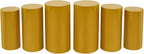 6Pcs Metal Pedestal Stand for Party, Large Gold Cake Stand, Pedestal Display Plinth Pillars for Wedding Ceremony Birthday Party Art Decor, Column Decorative Cube for Wedding Dessert Table Display