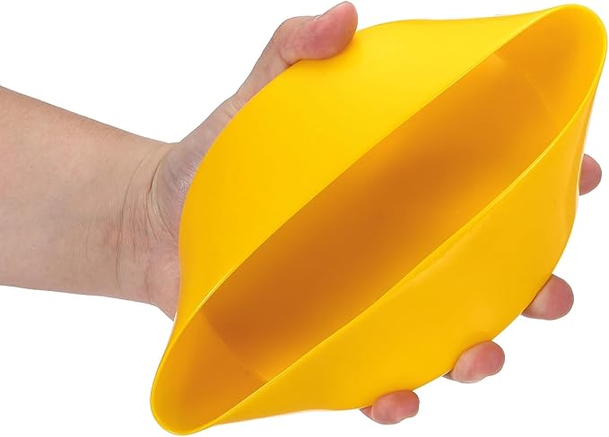 uxcell 4pcs Rubber End Caps 150mm(6 Inch) ID Vinyl Round End Cap Cover Screw Thread Protectors Yellow, 50mm Height