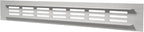 Vent Systems 11.81 x 1.57 (Outer Size) Rectangular Door Vent - Silver Aluminum Vent Cover, Toe Kick Vent Cover - HVAC for Home Improvement Cabinet Vent - Intake/Exhaust Door Return Air Vent