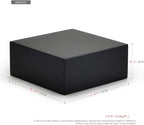Oirlv Solid Wood Minimalism Style Jewelry Display Stand Showcase Jewelry Organizer Black Square Holder (SM05303)