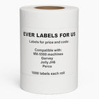 Price Gun Labels (MX-5500 Compatible) | Self-Adhesive Price Stickers for Retail, Supermarkets & Boutiques | Universal 1-Line Label Rolls for Pricing Guns & Tagging Tools | 9000 Labels Total