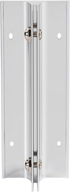 Aluminum Corridor Sign Holder, 10 Pack Direct Sign Mount Bracket, Design for Restroom, Conference Room Classic Silver Signs - 8" Length, 1/8" Substrate - Easy to Install