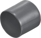 uxcell 20pcs Rubber End Caps 49mm ID Vinyl Round Tube Bolt Cap Cover Thread Protectors Dark Grey