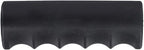 2Pcs Wheelbarrow Handle Covers 22-30mm Rubber Grip Sleeves Non Slip Garden Cart Handles Shock Absorption Black(118 x 29mm)