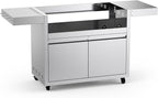 Stainless Steel Grill Cart for Hygrill 5-Burner Built-In Gas Grill, Outdoor Kitchen Island with Foldable Side Shelves and Storage Cabinet