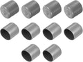 uxcell 10pcs Rubber End Caps 26mm ID Vinyl Round End Cap Cover Screw Thread Protector Light Grey