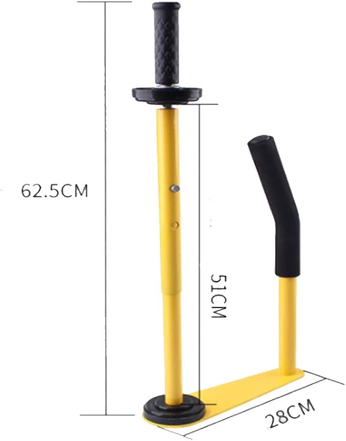 Pallet Stretch Film Packing Machine Shrink Wrap Dispenser Holder for 18 inch and 20 inch, Yellow