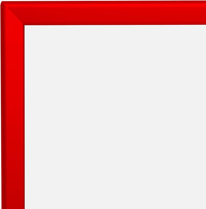 SnapeZo Photo Frame 16x20, Red, 1.25 Inch Aluminum Profile, Front-Loading Snap Frame, Wall Mounting, Professional Series