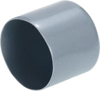 uxcell 4pcs Rubber End Caps 45mm ID Vinyl Round Tube Bolt Cap Cover Screw Thread Protectors Grey, 40mm Height