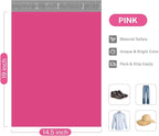 Metronic Pink Poly Mailers 14.5x19 Large Poly Mailers 500 Pack Self-Seal Shipping Bags, Packaging Bags, Shipping Envelopes, Packaging for Small Business, Boutique, Clothing