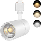 VANoopee 3-Color in 1 20W H Track Lighting Heads Dimmable No Flicker Bright LED Track Lighting Fixtures for Accent Retail Kitchen Artwork, Linear Track Light H Type - CRI90+ 36° 20W White