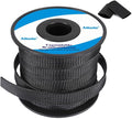 300Ft-1/2inch PET Expandable Braided Wire Sleeving,Wire Loom Cable Sleeve for TV,Computer,Home Theater,Automotive,Home Industrial,Electrical Wires,Chemical,Protect Cat from Chewing Cords,Black