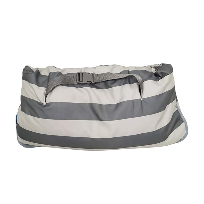Shopping Cart Cover for Baby boy Girl, Grocery Cart Cushion Liner, Infant High Chair Cover,Grey Strip