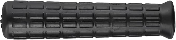 2Pcs Wheelbarrow Rubber Handles Replacement, Anti-slip Handle Grip Covers Weatherproof Handles Non-Slip Round Tubes for Garden Carts(114x12mm Black)