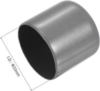 uxcell 10pcs Rubber End Caps 33mm ID Vinyl Round End Cap Cover Screw Thread Protectors Dark Grey