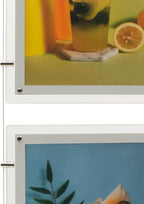 3PCS A3 Portrait Real Estate Window Advertising Display Hanging Light Box Frame Acrylic Frame Sign Holder