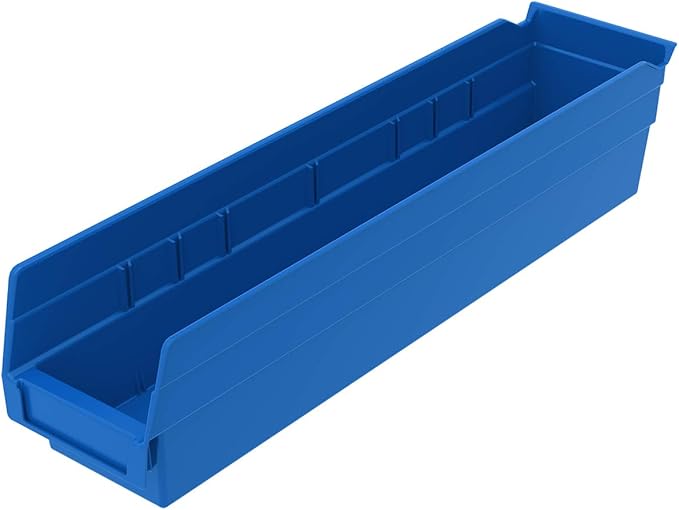 Akro-Mils Plastic Storage Bins and Dividers Bundle (12-Pack) | Organize Your Closet, Kitchen, or Pantry