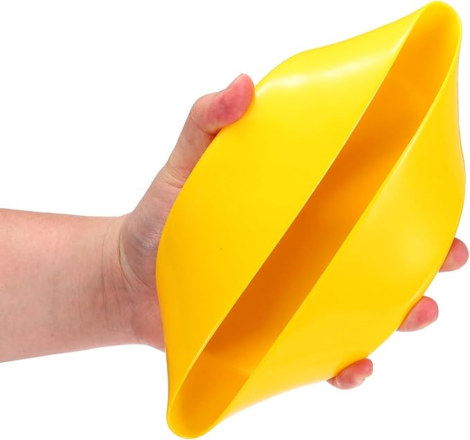 uxcell 4pcs Rubber End Caps 180mm(7 Inch) ID Vinyl Round End Cap Cover Screw Thread Protectors Yellow, 50mm Height