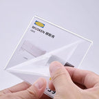 Self Adhesive Label Holder Acrylic Price Tag Displays Sign Holder L-Shape Table Top Sign Stand 10 Pack (70*50mm/2.76*1.97inches)